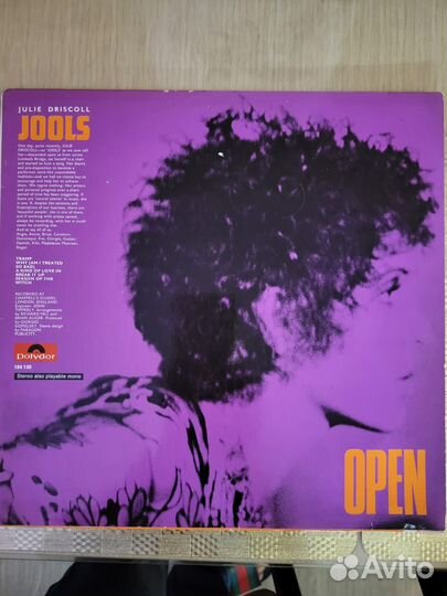 Julie Driscoll open polydor