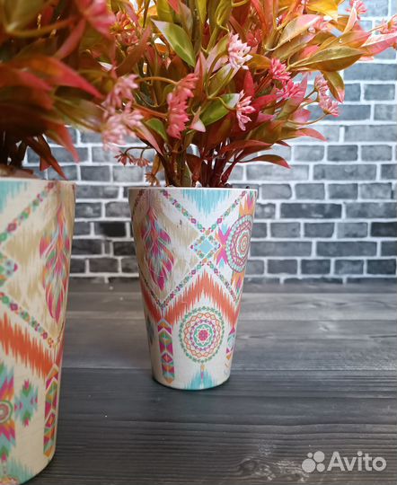 Интерьерная композиция из искусственных цветов