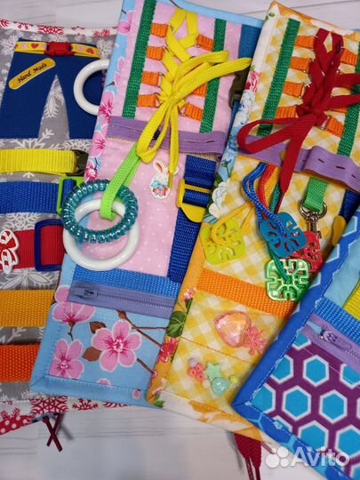 Тактильная обучающая доска по Монтессори