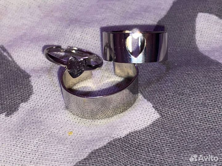Кольцо с цепочками