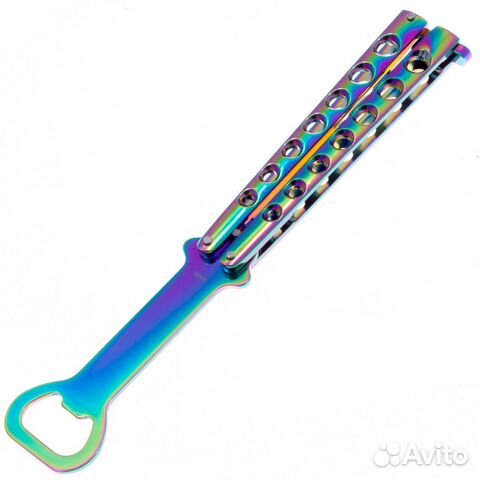 BK09SC010 - Magnum Rainbow Balisong - открывашка