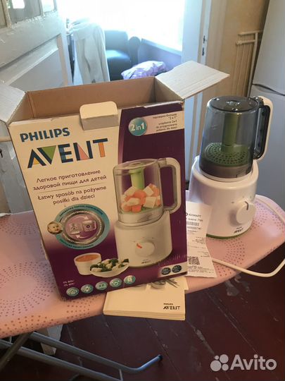 Philips пароварка блендер 2 в 1 состояние новой