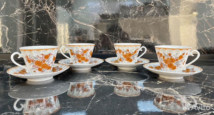 Чайная пара фарфор лфз, СССР