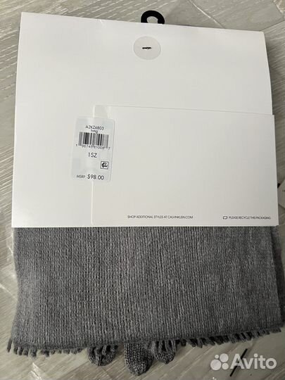 Перчатки шапка шарф набор calvin klein оригинал