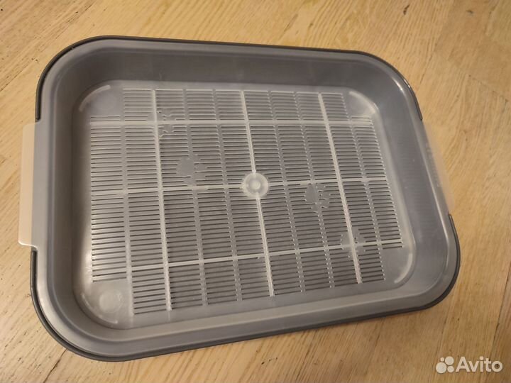 Лоток для кошек пластик 38*28*6