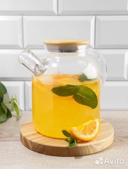 Чайник заварочный стеклянный