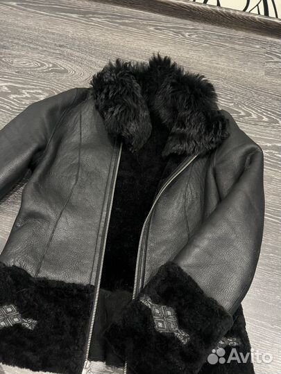 Дубленка натуральная женская 42