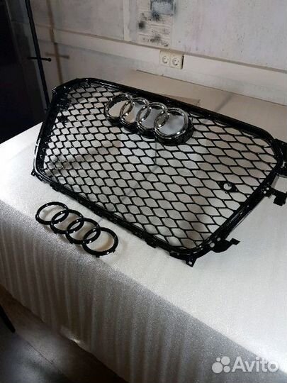 Решетка радиатора audi A4 B8 рест