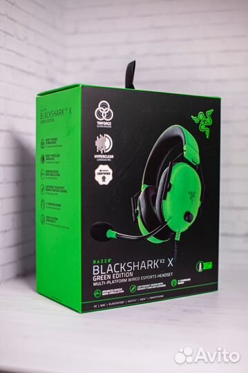Наушники Razer blackshark v2x Новые