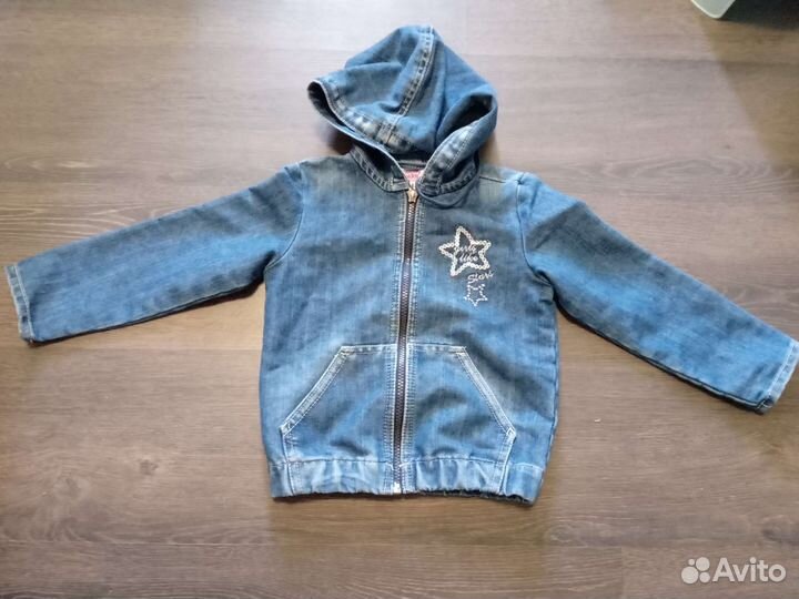 Джинсовая куртка для девочки 92-98