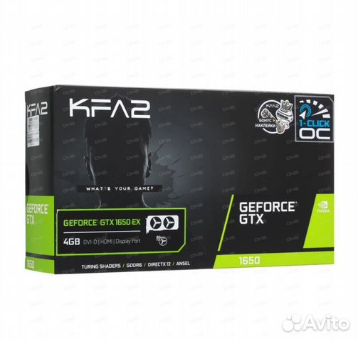 Видеокарта KFA gtx 1650 4gb купить в Санкт-Петербурге | Электроника | Авито