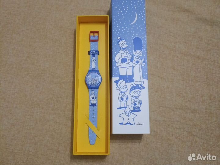 Часы Swatch x Simpson