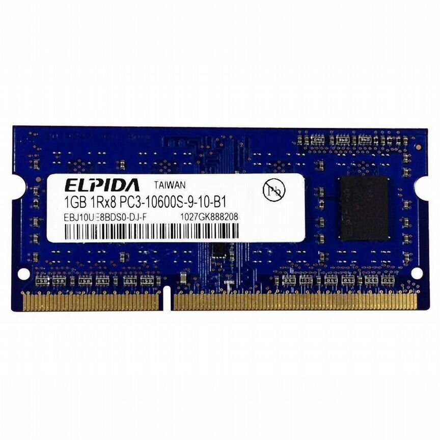 [EBJ10UE8BDS0-DJ-F] Оперативная Память Elpida Ddr3 Ebj10ue8bds0-Dj-F
