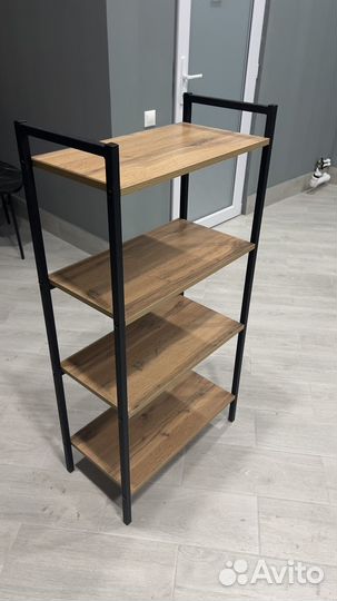 Этажерка металл/дерево