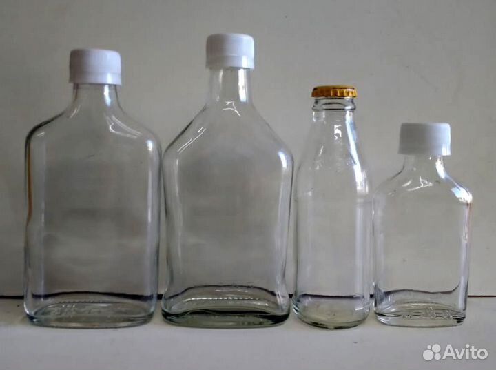 Бутылка стеклянная 0,1 - 0,5 л