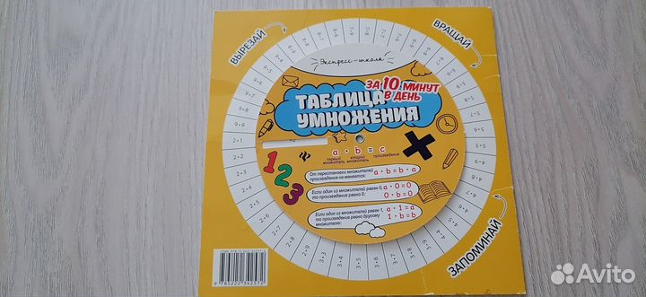 Пособия для начальной школы. Таблица умножения