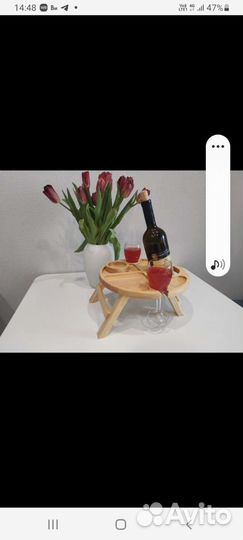 Винный столик. Винница. Винный столик с менажницой