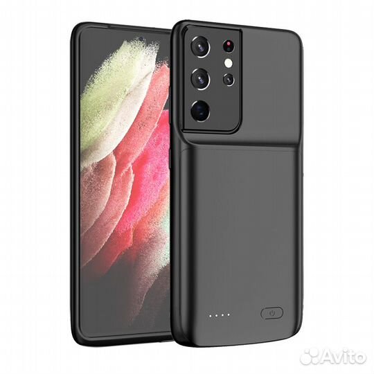 Чехол аккумулятор для Samsung S21 Ultra 4700Mah