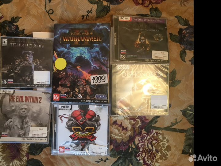 Продаются игры на пк, xbox, PS4 в состоянии новых