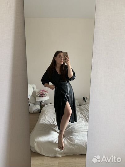 Кожаное платье