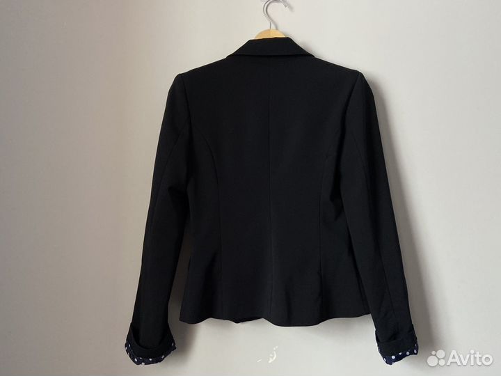 Женский пиджак синий 42 xs -s жакет Турция