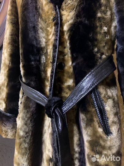 Женская шуба из мутона