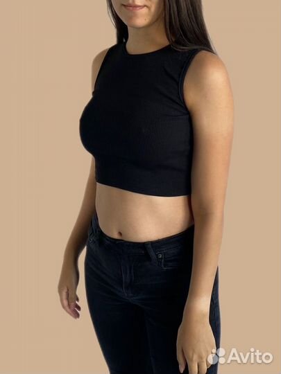 Кроп топ в рубчик