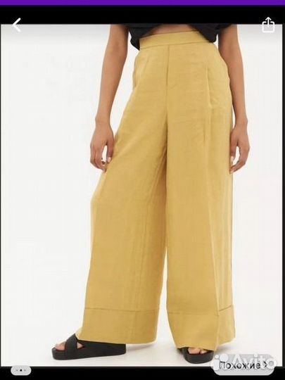 Льняные брюки benetton, M