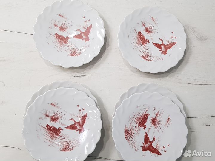 Тарелка СССР лоз Утки винтаж