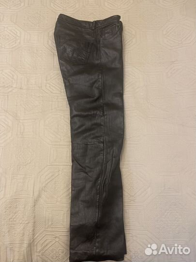 Брюки кожаные