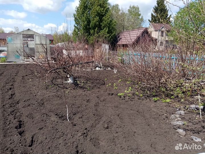 Вспашка земли мотоблоком
