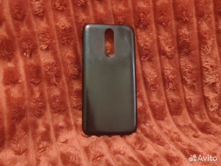 Чёрный прозрачный чехол на Redmi note 8 pro