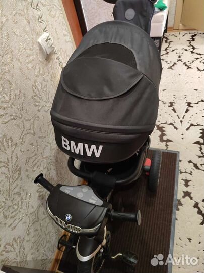 Детский трехколесный велосипед bmw