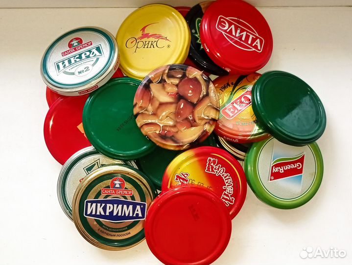 Крышки желез.и капроновые