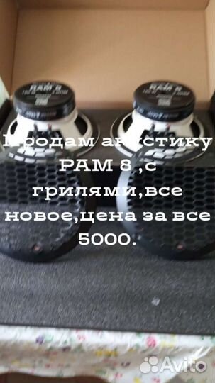 Авто акустика Рам 8