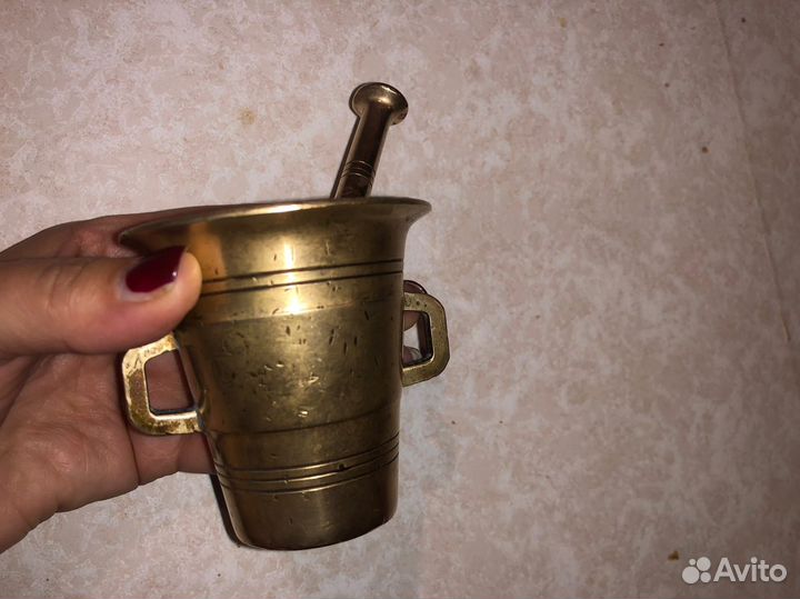 3 древние ступки с пест /Скандинавия/Бронза,Латунь