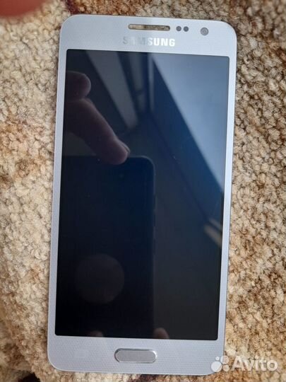 Дисплей a300f серебристый оригинал снятый