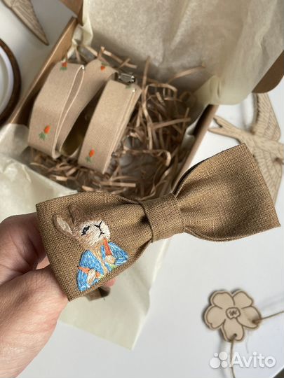 Бабочка галстук и подтяжки для мальчика детские