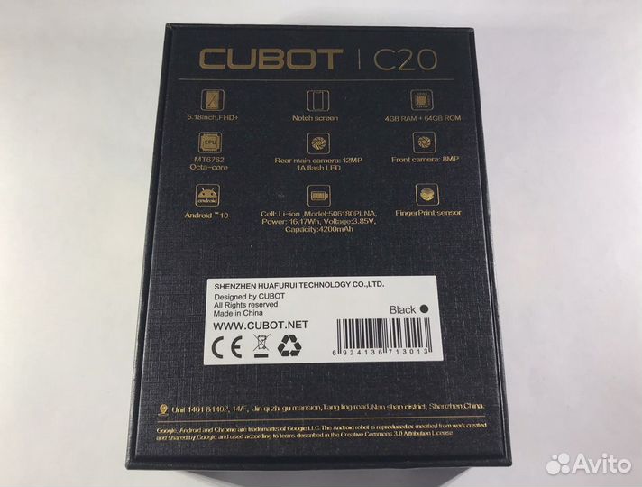 Cubot C20 4/64 Gb NFC