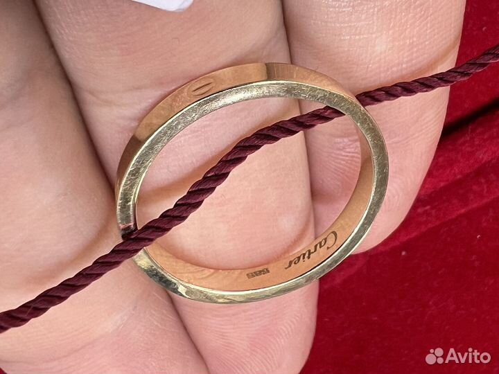 Серьги и кольцо cartier