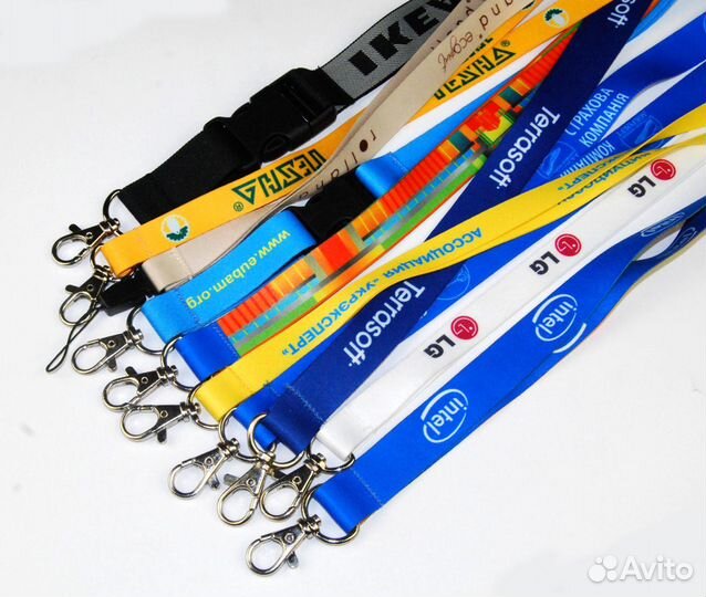 Ленты для бейджей и медалей с логотипом