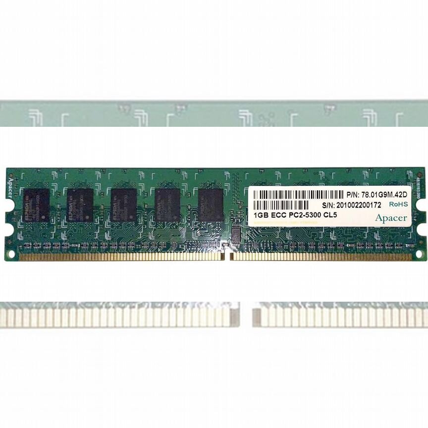 [78.01G9M.42D] Оперативная Память Apacer Ddr2 1gb 78.01g9m.42d