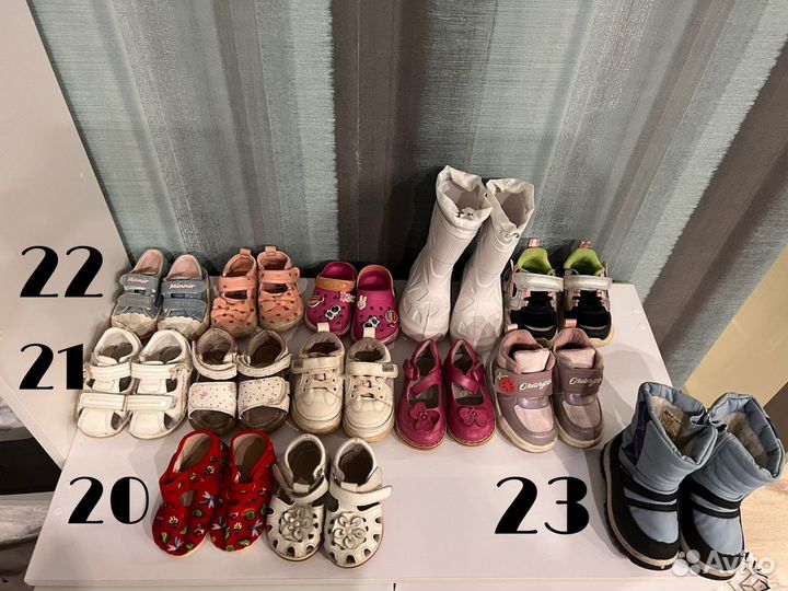 Обувь для девочки 20 21 22 23 размер