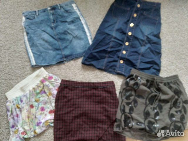 Юбки пакетом 7штук