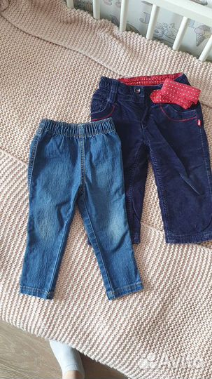 Вещи пакетом для девочки 80см