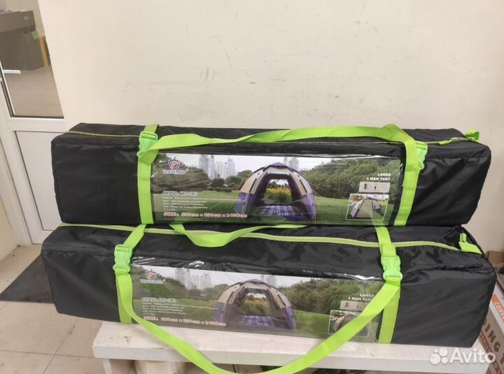 Палатка Автоматическая 4х местная 2 входа