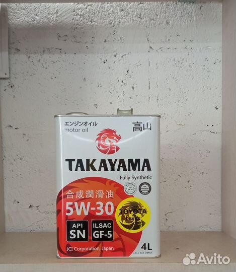 Моторное масло takayama 5W-40 API SN/сf