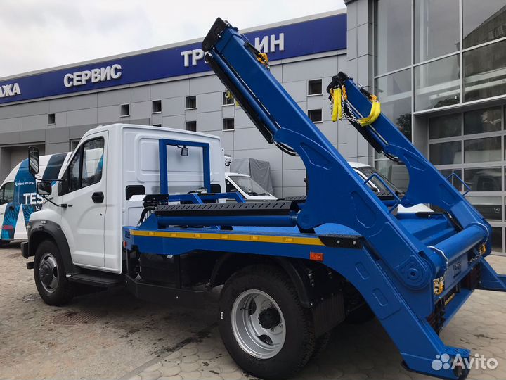 Портальный погрузчик бункеровоз на базе газон Next