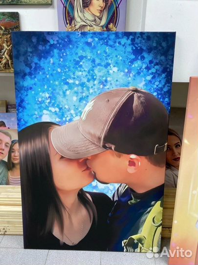 Портрет на холсте по фото