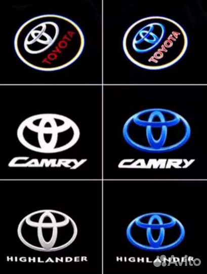Штатная подсветка дверей Toyota Lexus